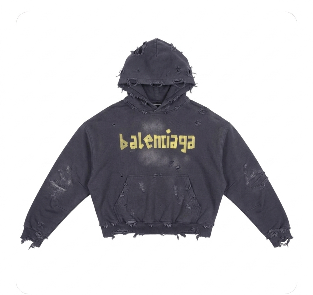 BALENCIAGA X KOSA GLOBAL PROJECT 000 HOODIE