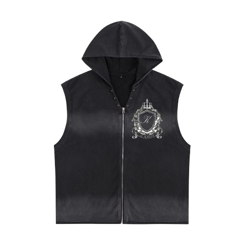 MONARCH SLEEVELESS ZIP UP